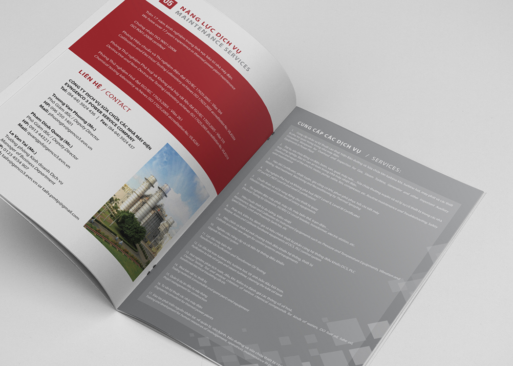 EVNEPS - Thiết kế Brochure công ty điện lực EVN EPS